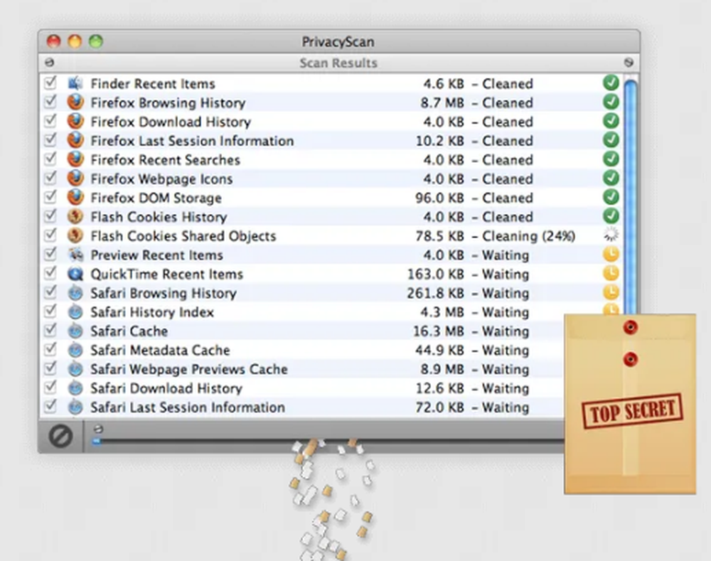 PrivacyScan Screenshot 1