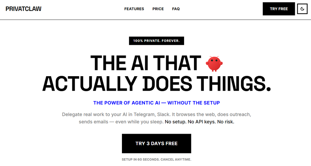 PrivatClaw Screenshot 1