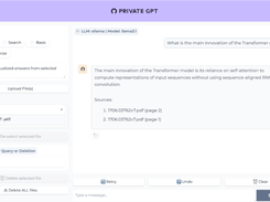 PrivateGPT Screenshot 1