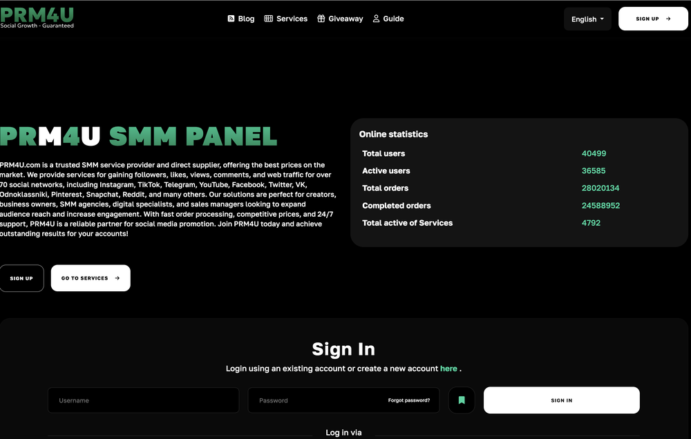 Best SMM panel