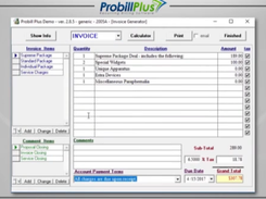 Probill Plus Screenshot 1