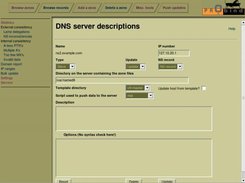 Editing an existing DNS server