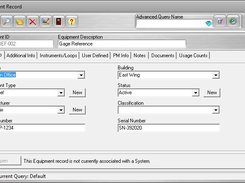 ProCalV5 Equipment Record