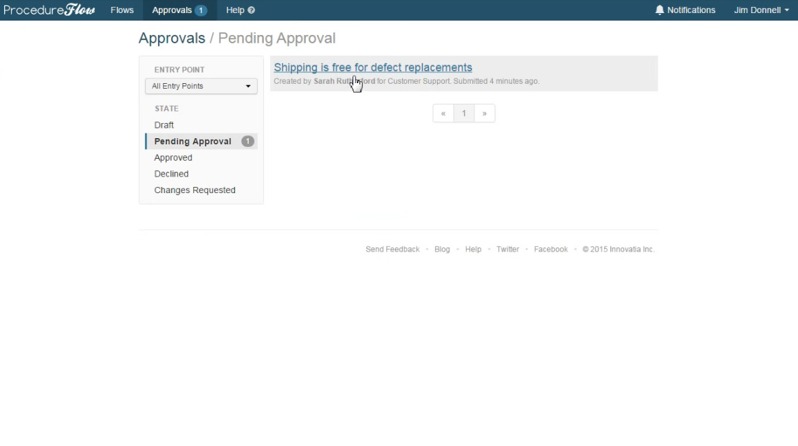 ProcedureFlow-Approve