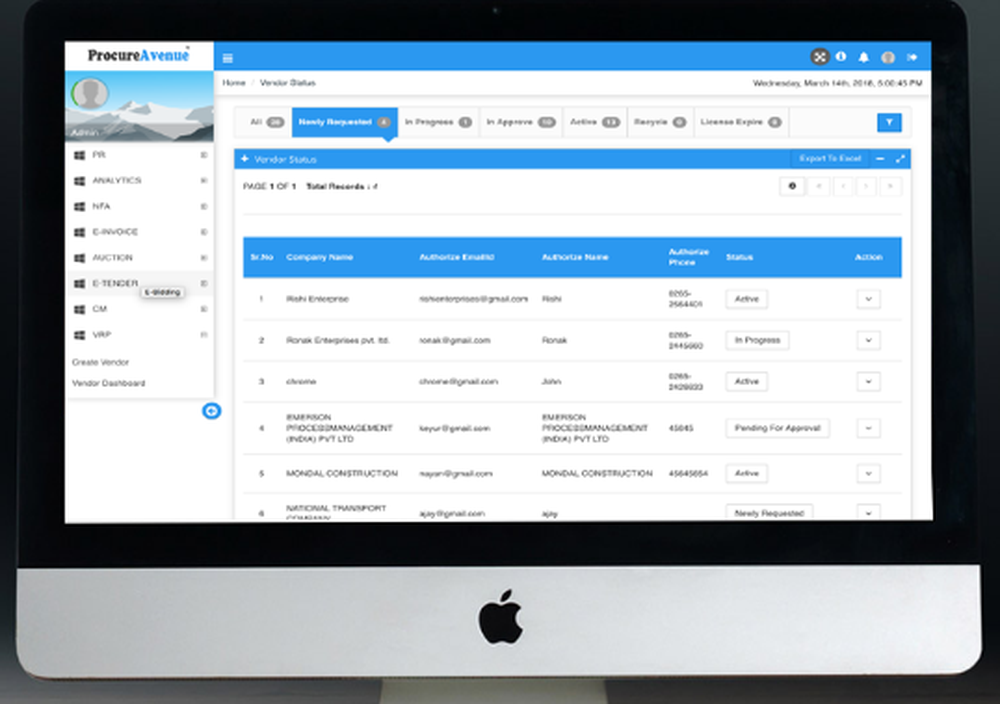 ProcureAvenue Screenshot 1