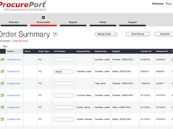 ProcurePort-OrderSummary