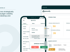 Procurify’s mobile app for iOS and Android gives you complete visibility and control over your end-to-end procurement process – all from your phone.