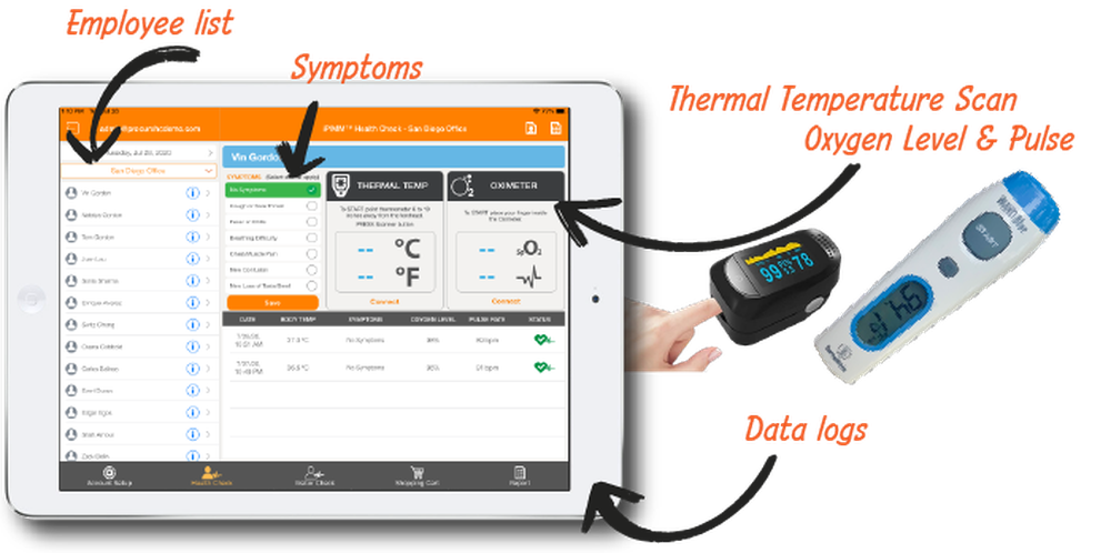 Procuro iPIMM Health Chec‪k Screenshot 1