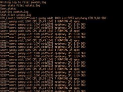 Pre-alfa: shows which procs. or users are warning on stdout