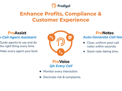 An intent engine powers Prodigal's 3 core apps: ProAssist, ProNotes & ProVoice.