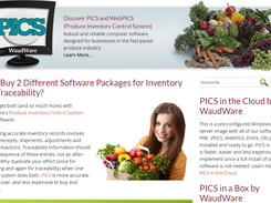 Produce Inventory Control System (PICS) Software Screenshot 1