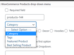 Product Dropdown Field For Contact Form Screenshot 3