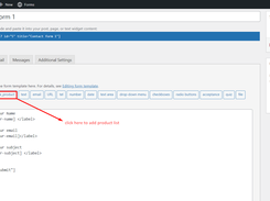 Product Dropdown For Contact Form 7 Screenshot 1