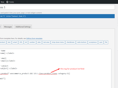 Product Dropdown For Contact Form 7 Screenshot 2