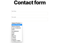 Product Dropdown For Contact Form 7 Screenshot 4