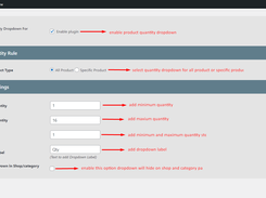 Product Quantity Dropdown woocommerce Screenshot 1