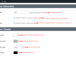 Product Side Cart For Woocommerce Screenshot 1