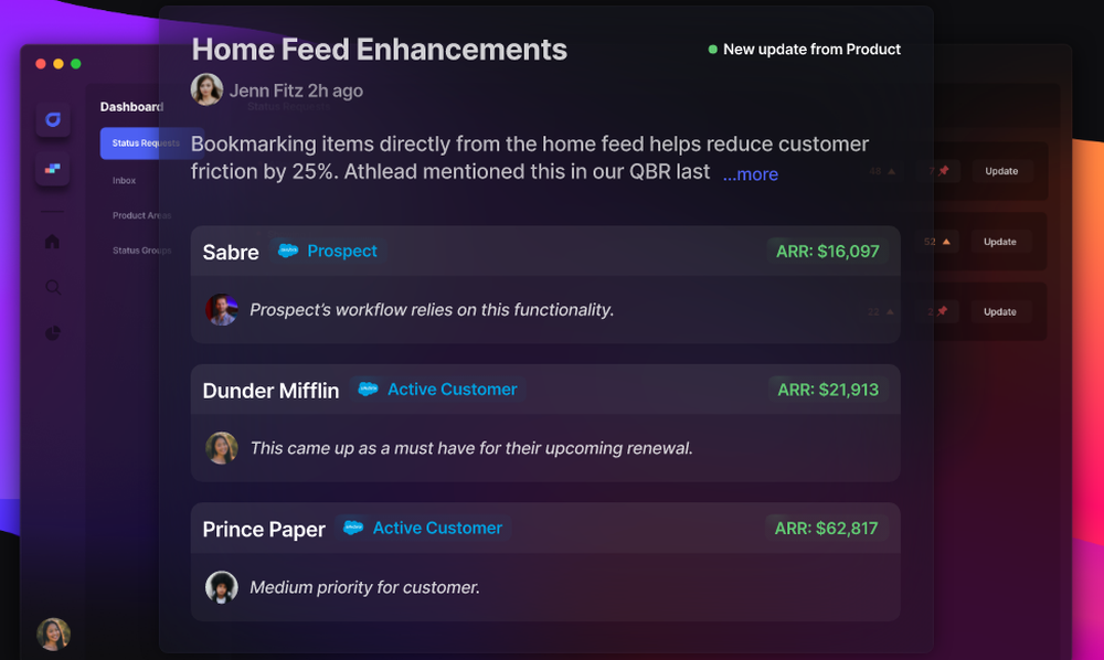 Product Signals Screenshot 1