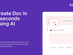 Documents - Create documents in less than 8 seconds with Kroolo. Docs can be instantly created, collaborated with teams. You can chat with the Doc to refine the contents.