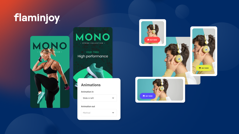 Creative Studio allows you to generate hundreds of attractive creatives in minutes. Start from scratch or use over 100 templates to create static banners or animated videos. Download and use them in social-media and ad campaigns.