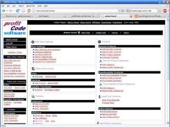 admin panel