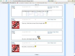 The topic-page of PBB with admin-priveligies