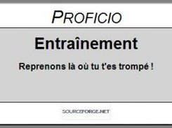 Message when switching to training mode