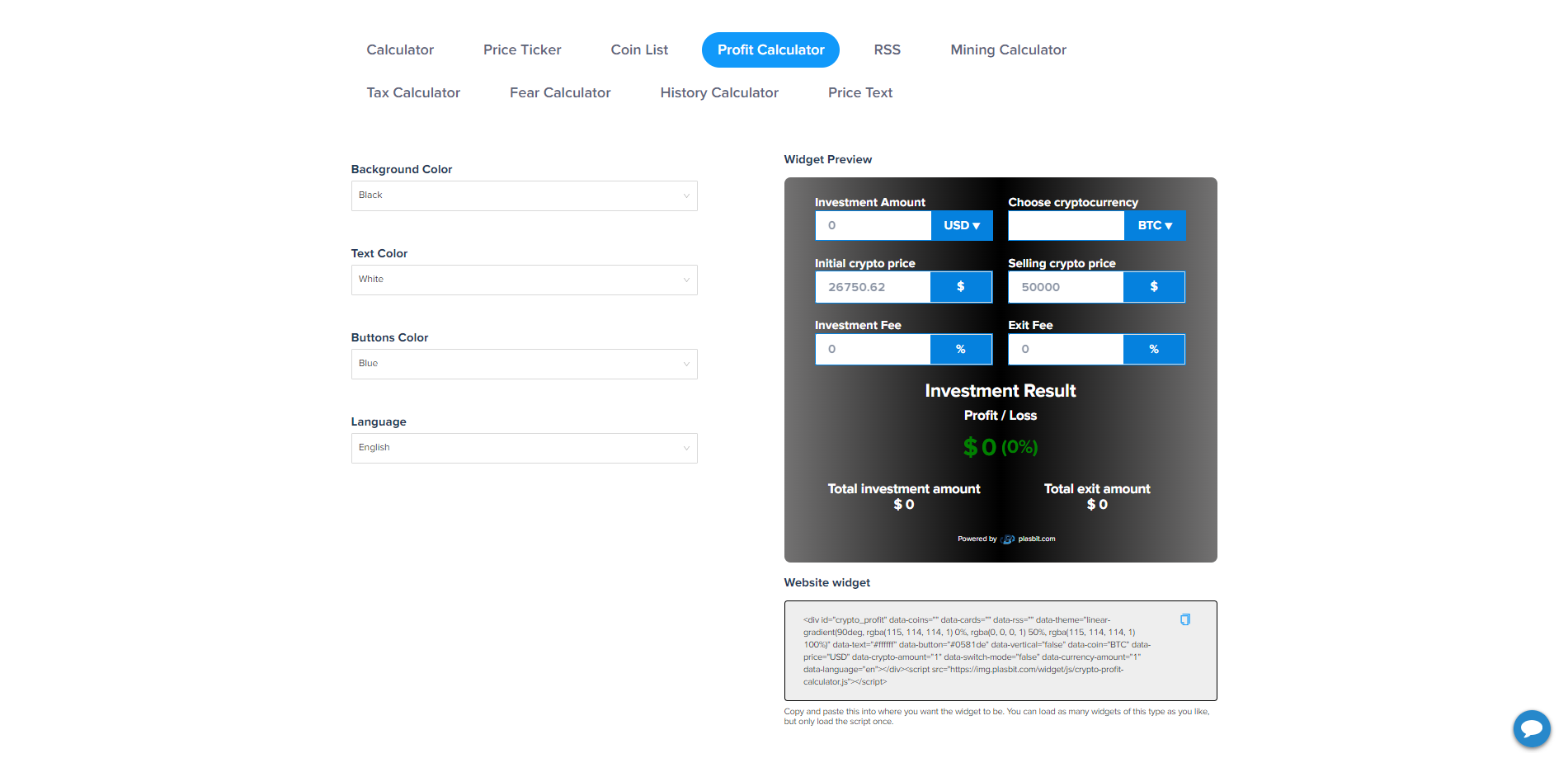 PlasBit Crypto Profit Calculator download | SourceForge.net