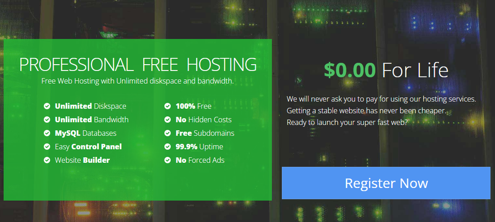 ProFreeHost Screenshot 1