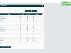User Role Configuration