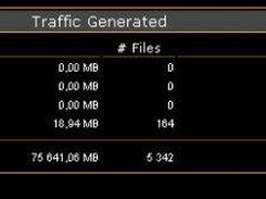 Traffic statistics based on logs