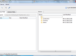 Application Main page