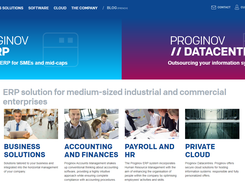 Proginov ERP Screenshot 1