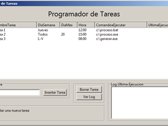 Programador de Tareas. Ventana Principal