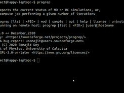 progrep welcome page