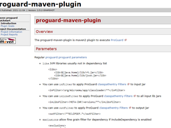 ProGuard Maven Plugin Screenshot 1