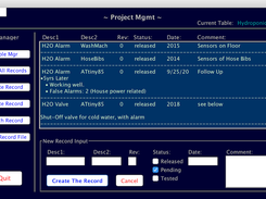 The Main GUI Panel