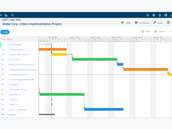 Easily schedule and adjust project timelines. Show task dependencies, predecessors, and successor relationships and update them centrally for your team so that deadlines and resources are updated automatically.