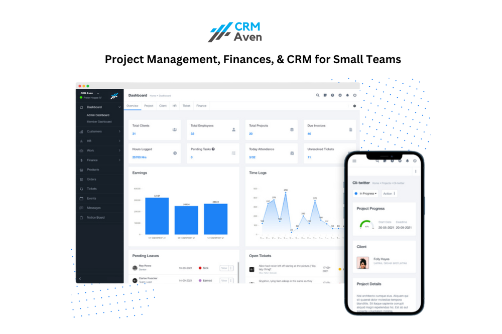 CRM Aven: The All-in-One Dashboard for Small Teams