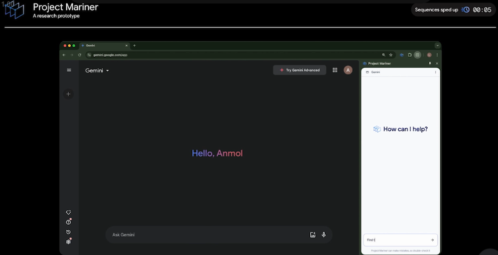 Project Mariner Screenshot 1
