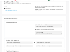 Asana migration to Project for the Web