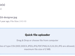 File Sharing Option