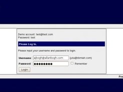 Project Timer login for employees and clients