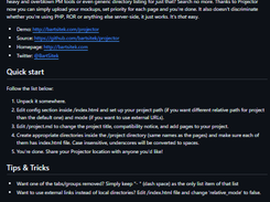 Projector Screenshot 1