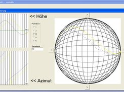 A visualisation the Sun/Moon/Merkur/Venus - positions