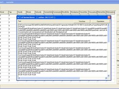 The export-function shows the content of the exported file