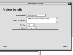New Project Wizard added in 2.8