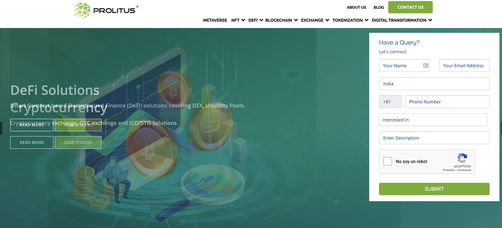 Prolitus Crypto Payment Gateway Screenshot 1