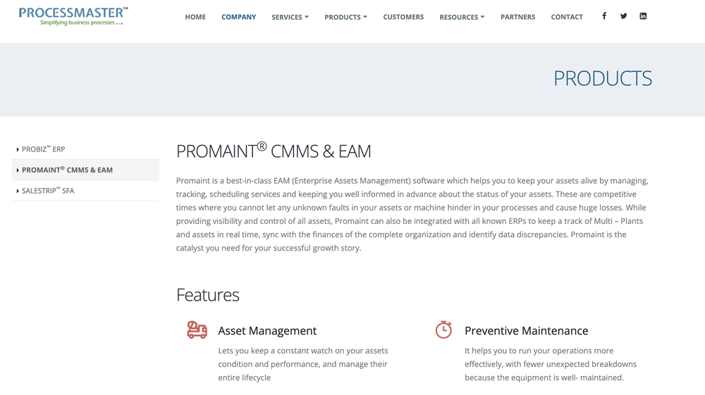 PROMAINT Screenshot 1