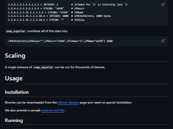Prometheus SNMP Exporter Screenshot 1